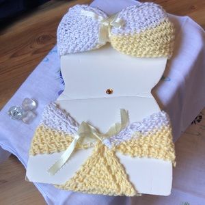 Sexy vintage wash cloth set